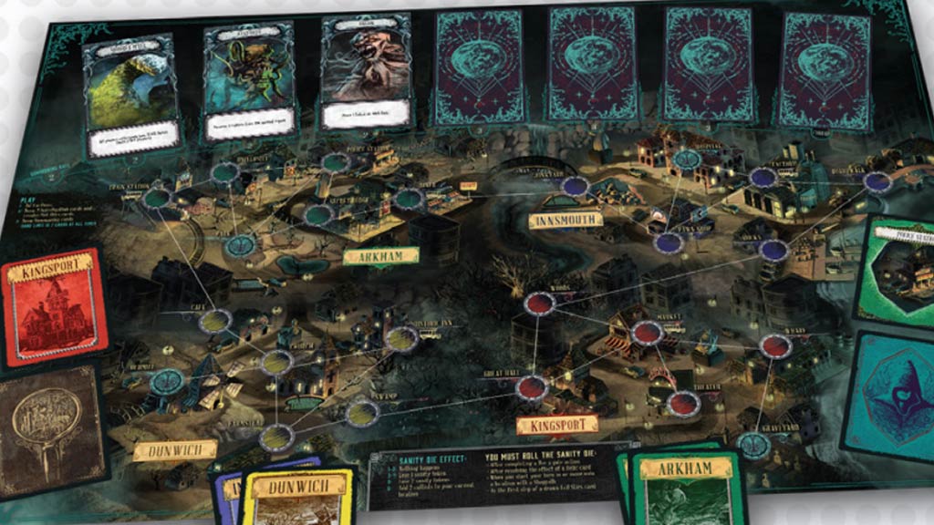 Lovecraft skinned boardgame based on Pandemic